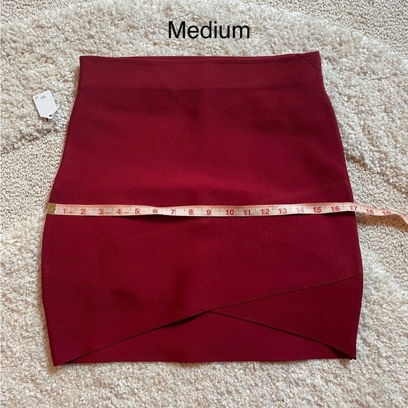 Red Bodycon Miniskirt Short Skirt small medium large New NWT - Picture 11 of 15